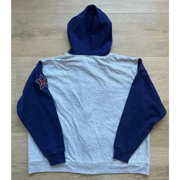 Vintage 90s Disney Mickey Mouse Unlimited All Star League Full Zip Hoodie Sz L - Picture 2 of 12